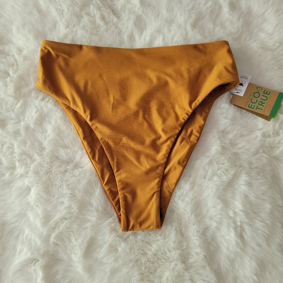 🪢VOLCOM SIMPLY SEAMLESS RETRO BIKINI BOTTOM SIZE M - Picture 4 of 5